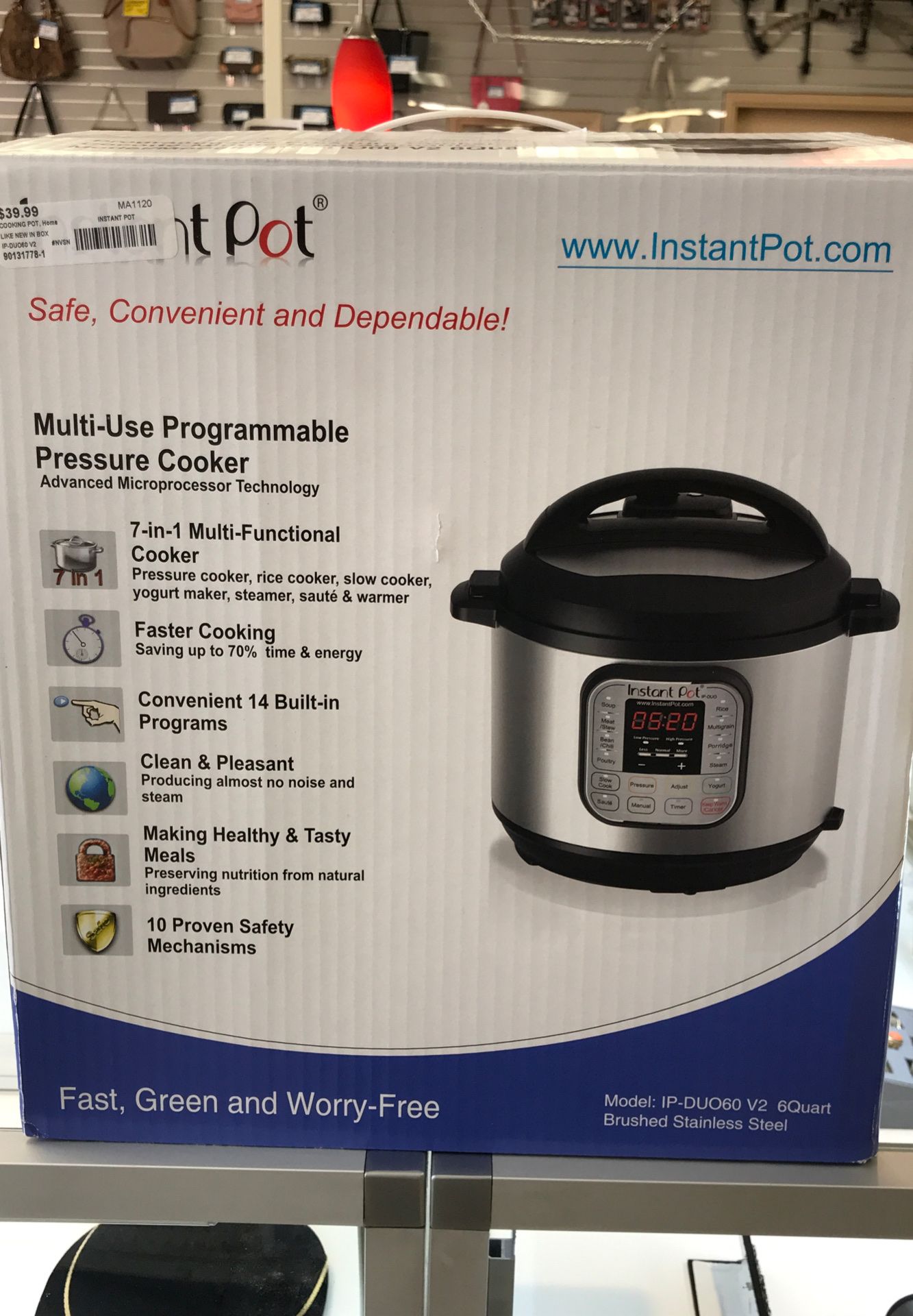 INSTANT POT $39.99 plus tax 🔥🔥🔥