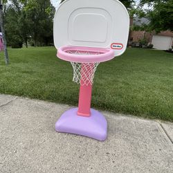 Little Tikes Adjustable Basketball Hoop - Pink / Purple 