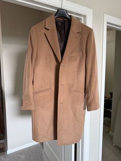 Wool/cashmere overcoat