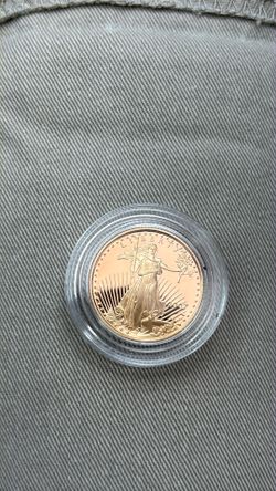 2007 1/4 oz gold eagle coin