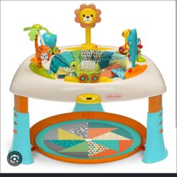 Infantino Entertainer & Activity Table, 2-in-1 Sit, Spin & Stand, Tiny to Toddler,