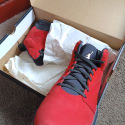 Jordans Lift Offs Men's Size 10.5 Red Black New 