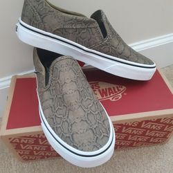 Vans Women's Asher Kelp Slip-on Sneakers Size 7.5 (W) 