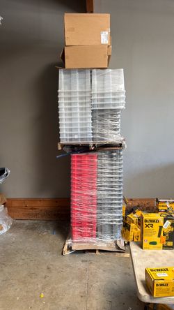 Heavy duty plastic bins