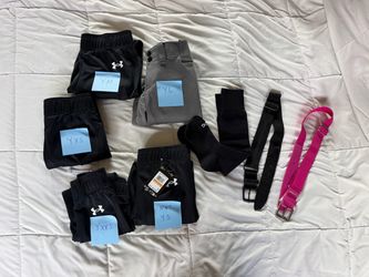 Girls Softball Pants/Socks/Belts Bundle