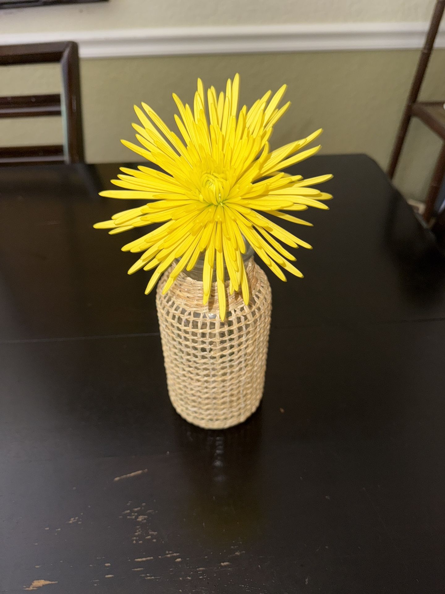 Rattan Flower Vase