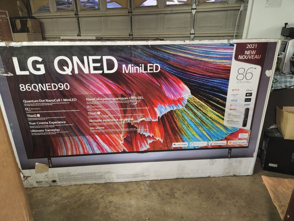 Tv LG 86" QNED90 4K, MiniLed, Slim, Google, Excellent