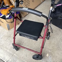 Drive Walker With Seat And Storage