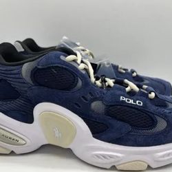 Polo Ralph Lauren Modern Trainer 100 Navy/White Size 11