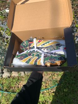 BAPE x Adidas Football Cleats Camo