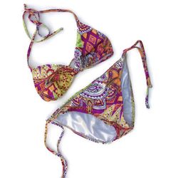 Athleta Bikini Set Paisley Size L