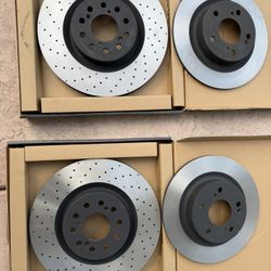 Resurfaced civic type r FK8 Fronf And Rear rotors. Fits FK8 and FL5 OEM Rotora