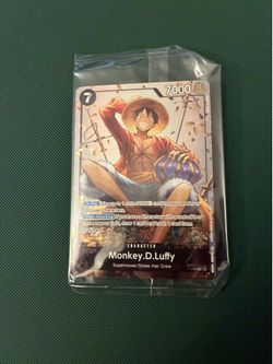 SEALED Monkey D. Luffy P-075 One Piece Promo Foil EN Bandai Tin Pack Set Vol. 2