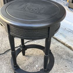 Beautiful Black Wood Side End Table 25 X 25 