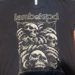 Lamb of God band rock T shirt