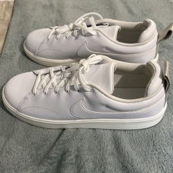 Nike White Golf Shoes Size 12W 
