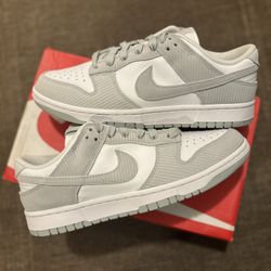 Nike Dunk Silver Corduroy Brand New