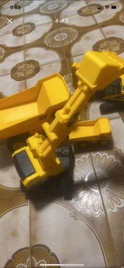 Set Of 5 Cat Some Lights And Sounds Construction Trucks 