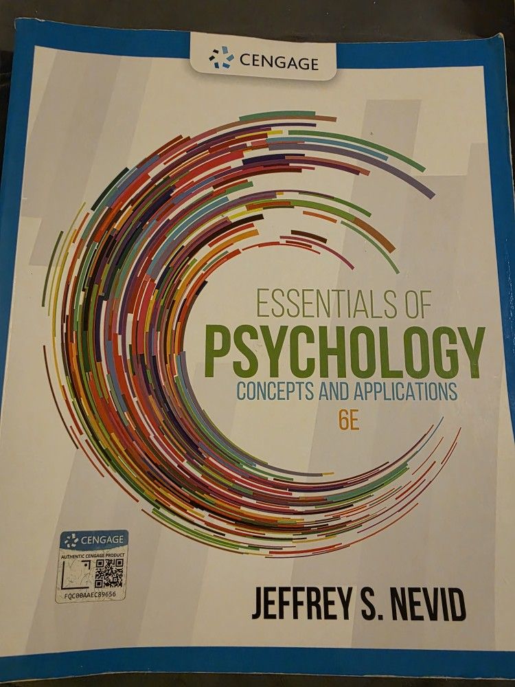 Essentials Of Psychology Concepts And Applications