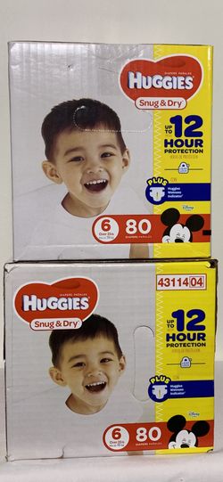 Huggies diapers size 6