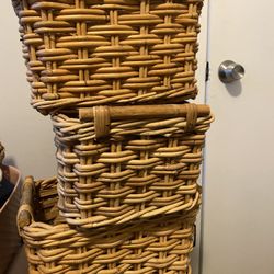 3 New Storage Baskets 
