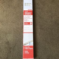 Vinyl Mini Blind 39”x64” New