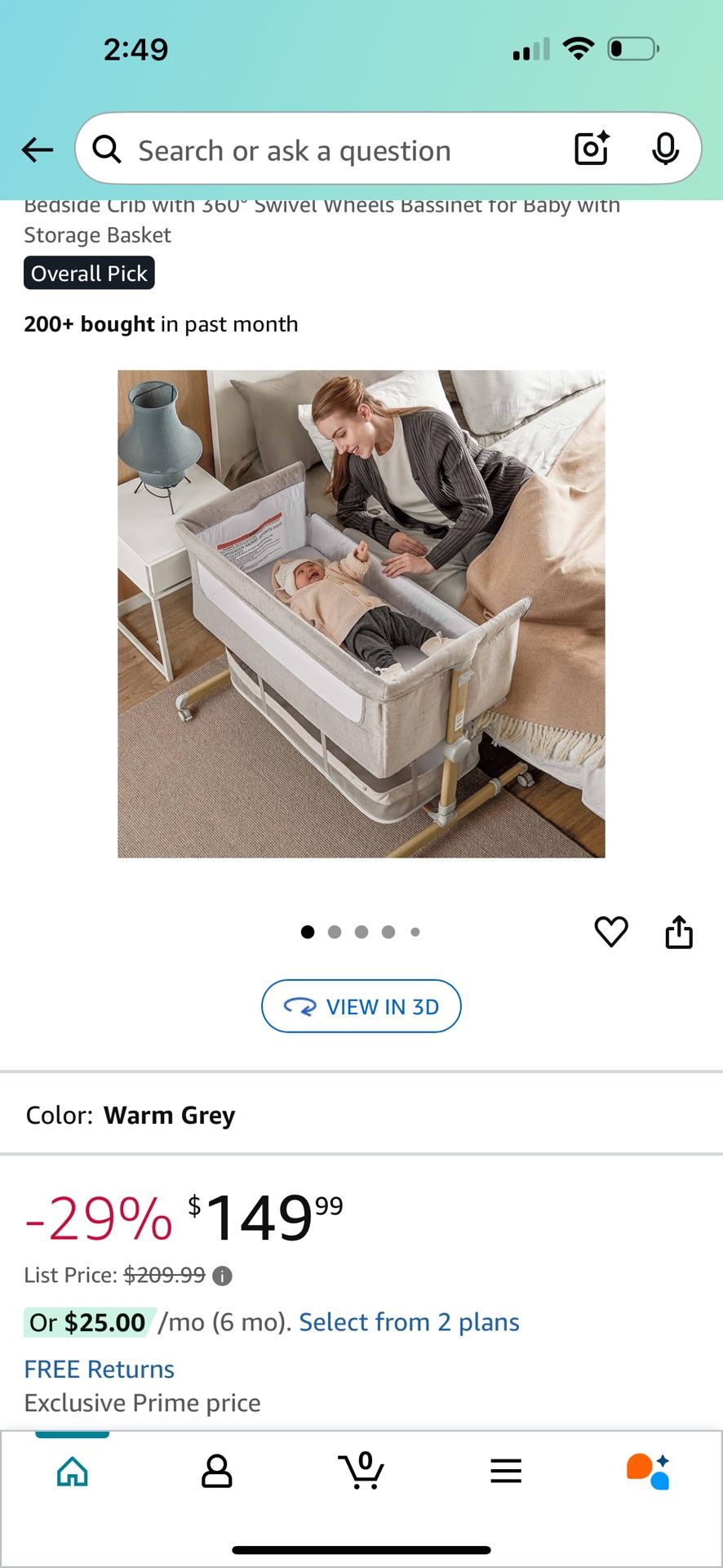Bassinet Bedside Sleeper