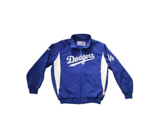Y2K Majestic LA Los Angeles Dodgers MLB Therma Base Jacket Y2K Majestic LA Los Angeles Dodgers MLB Therma Base Jacket