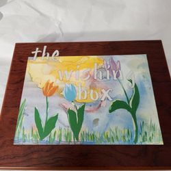 Dark Wood Wishing Box