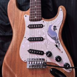 Custom Built Mahogany body Stratocaster
