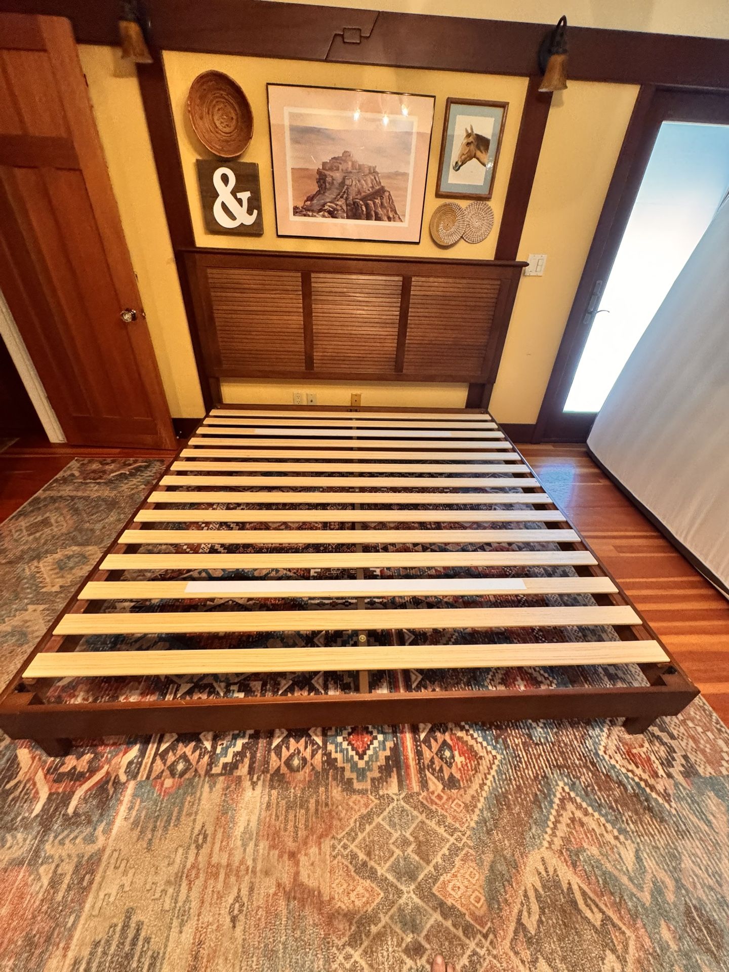 King Bed Frame and Headboard