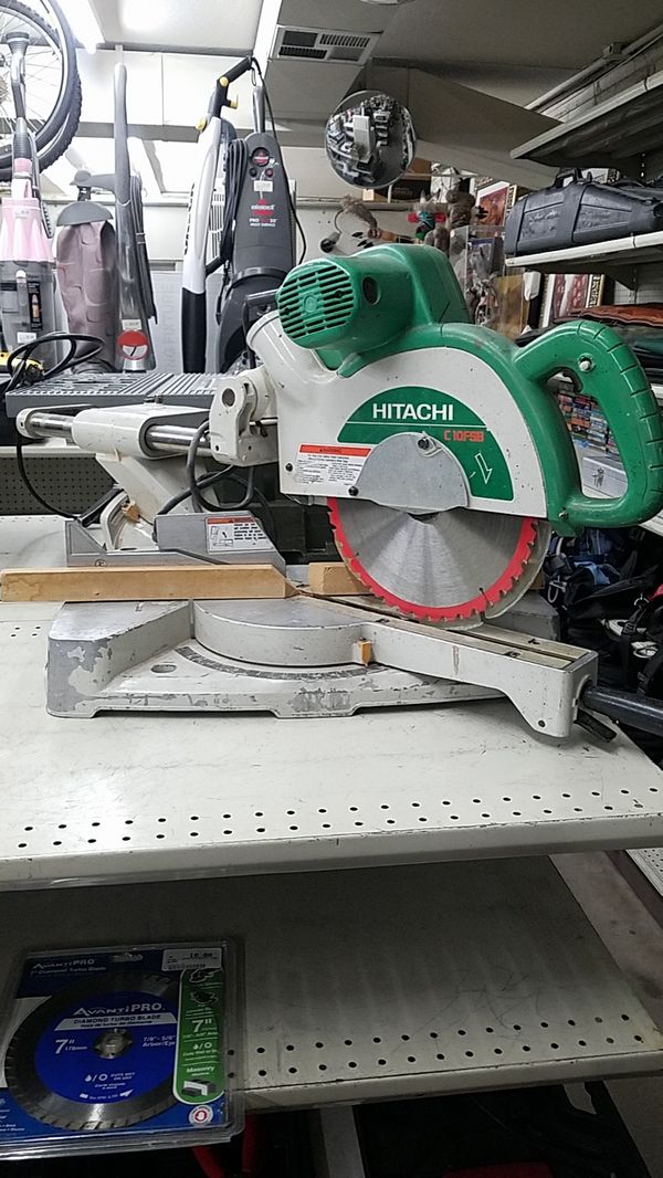 Hitachi C10FSB 10" Sliding Compound Miter Saw for Sale in Phoenix, AZ