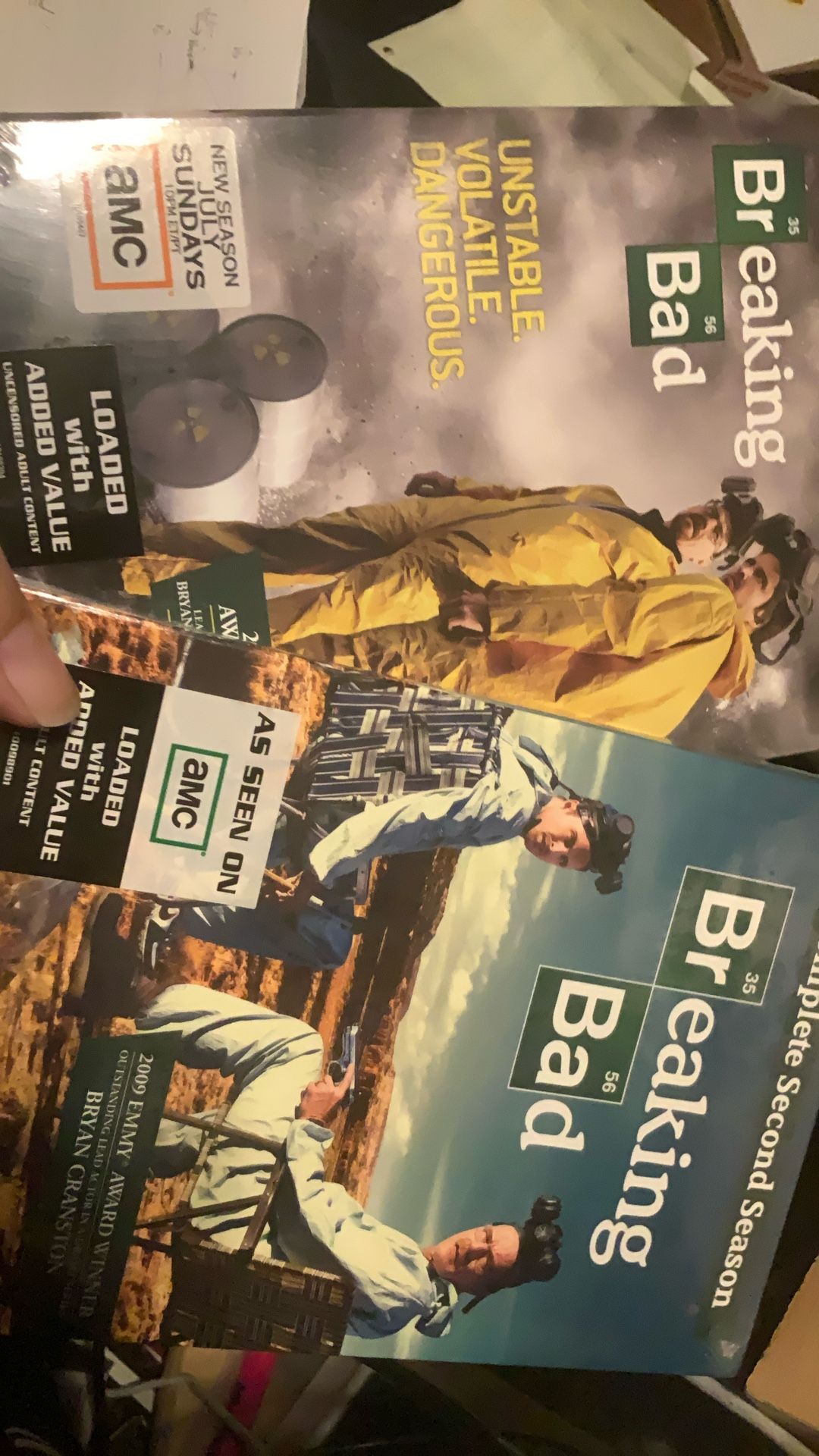 Breaking Bad DVDs complete season 2 and season 3 NEW AND UNOPENED/SHRINK WRAPPED