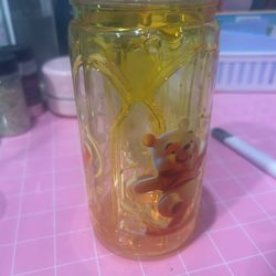 Pooh Honey Drip Acrylic Tumbler