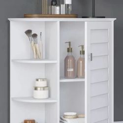 RiverRidge Home Ellsworth Storage Cabinet with Side Shelves - White