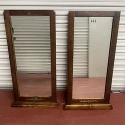 MATCHING VINTAGE MIRRORS