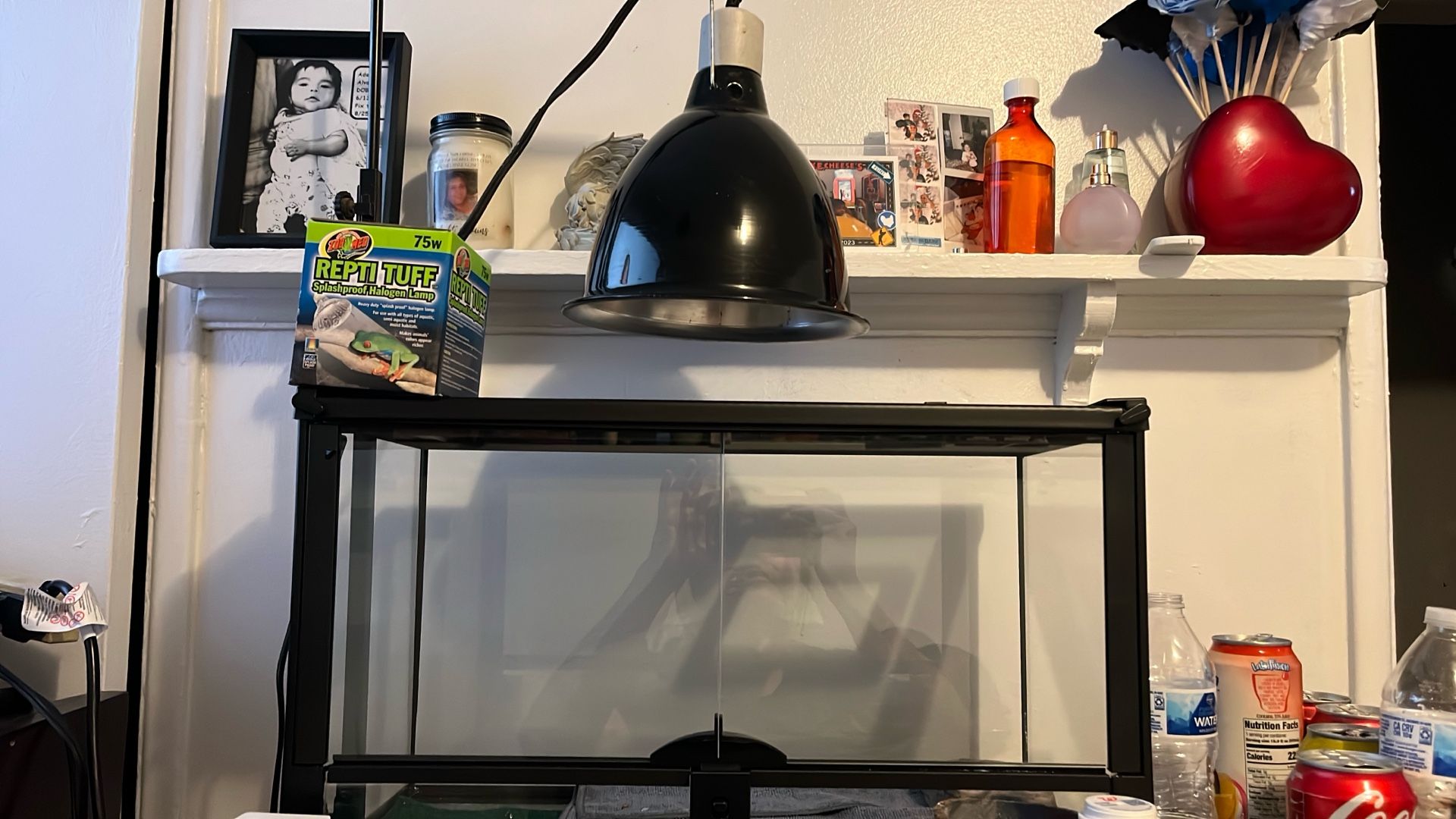 20 gallon tank and with front latch