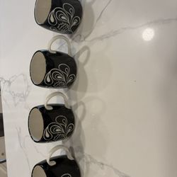 4 Anthropologie Mugs
