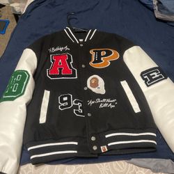 Bathe N Ape Varsity Jacket 
