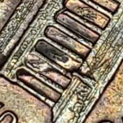 1973D Mint Mark It Has A Mint Error On The Reverse Of It That Line Is Definitely Raised Up Or Not Enough Material To Fill It Up ..