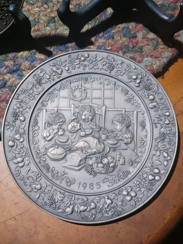 vintage and antique pewter pieces