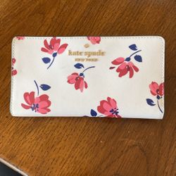 Kate Spade White Leather Wallet