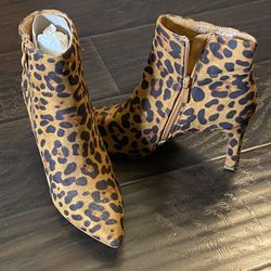New Cheetah Heel Boots