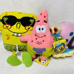 Nicktoons SpongeBob SquarePants Plush Toys Patrick Star Gary