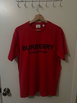 Burberry London England T-Shirt Red