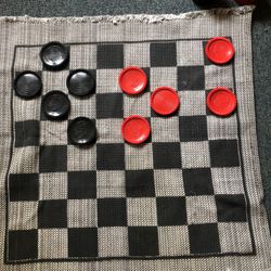 Checker Board Game 