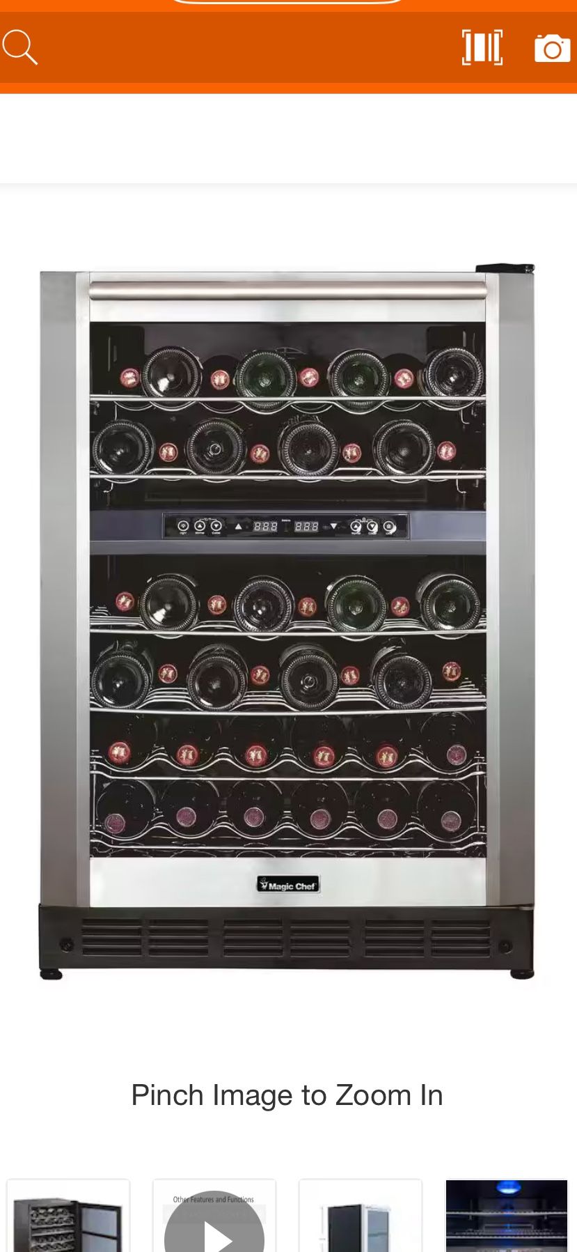 Magic Chef Dual Zone Wine Cooler