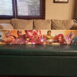 MARVEL CHARACTERS Wall Art Canvas 50x8