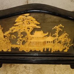 Vintage Chinese Diorama Cork Art