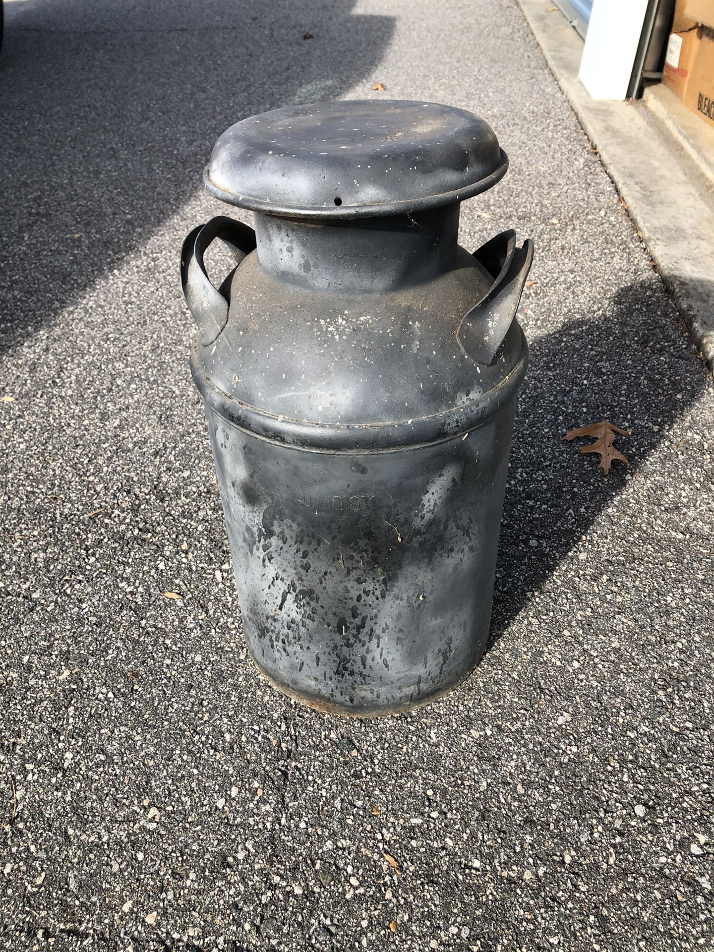 Vintage 30 Gallon milk jug